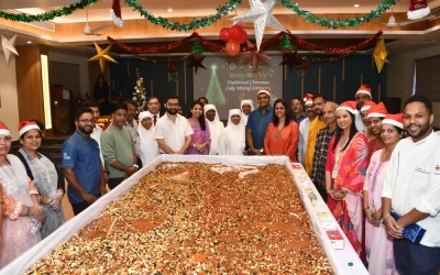 Traditional Christmas Cake Mixing Ceremony being organized at Mai Institute of Hotel Management , Sawantwadi,